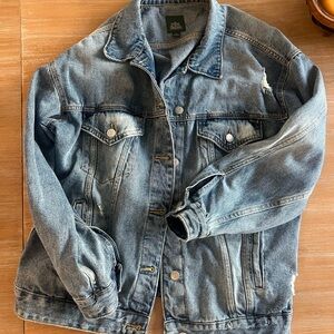 Distressed Denim Jacket